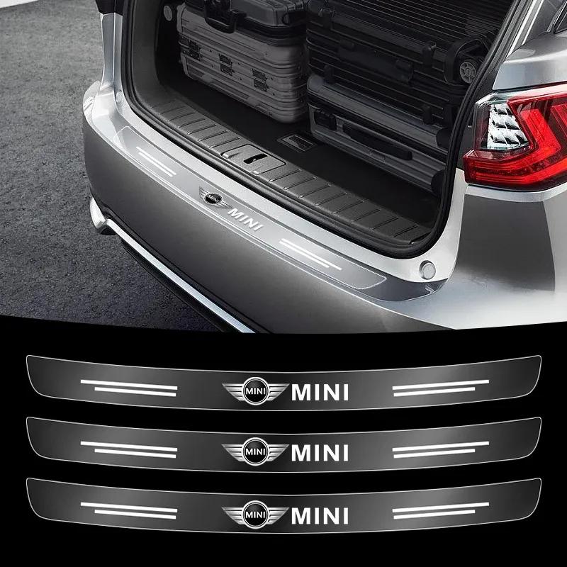 Transparent Car Rear Trunk Bumper Guard Stickers For Mini Cooper JCW Works Hatch F54 F55 F56 F57 F60 R50 R52 R53 R55 R56 R57