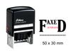 Shiny Date Stamp Self Inking With Faxed Text Ofiice Stationery Rubber Stamper