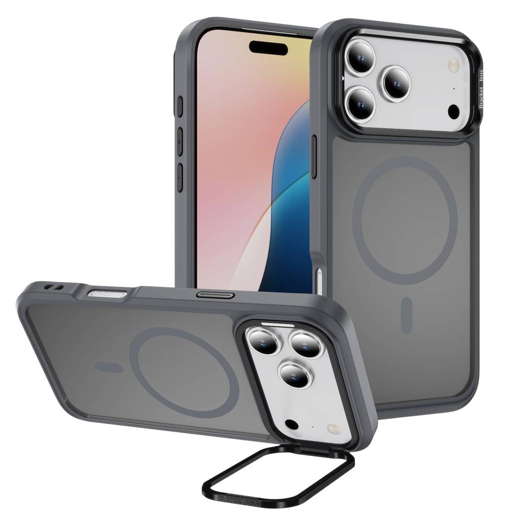 Для iPhone 17/Air/16/15/14/13 Pro Max 12 11 Чехол Совместимый с Магнитным Ударопрочный Прочный С подставкой Матовый Полупрозрачный Чехол