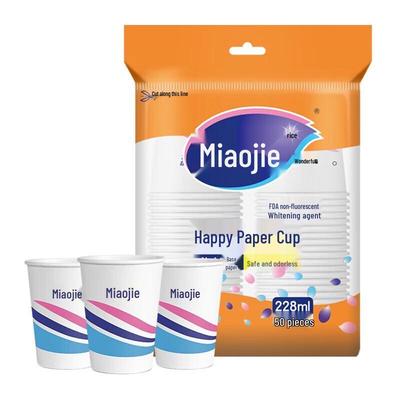 Одноразовые бумажные стаканчики Miaojie, 8 унций (228 мл)