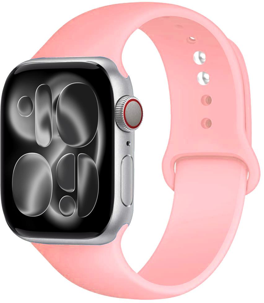 Силиконовый ремешок Для Apple Watch 11 band 44mm 40mm 49mm 45mm 41mm 38 46mm 42mm correa bracelet iWatch series 9 8 7 6 SE ultra 2 3