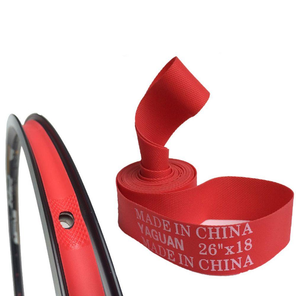 2Pcs High Quality Red Top Bicycle Tire Liner Anti Puncture Tape Pad Bike Inner Tube