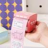 256 Sheets/Box Roll Tape Sticky Notes Full Adhesive Pull Out Dispenser Boxes To-Do Lists Tear-off Sticky Notes