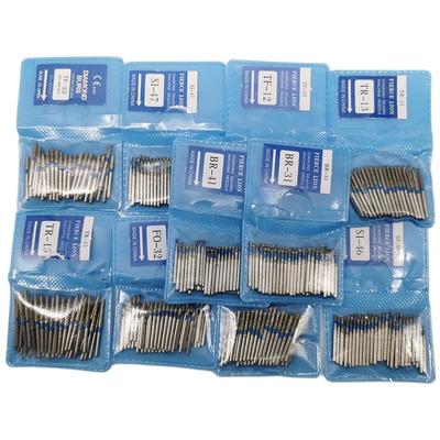 50 шт./пакет FG, стоматологический алмазный бор, круглый хвостовик 1,6 мм, серия SF BR для высокоскоростных вращающихся инструментов