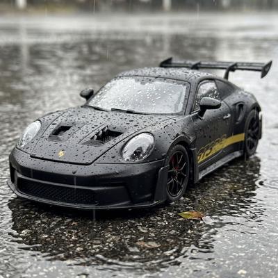 1:24 Porsche 911 GT3 RS 992 Поколение GT Спортивный Автомобиль Сплав Металл Литье под Давлением Модель Автомобиля Домашний Декор и Коллекционные Предметы Хобби Дисплей