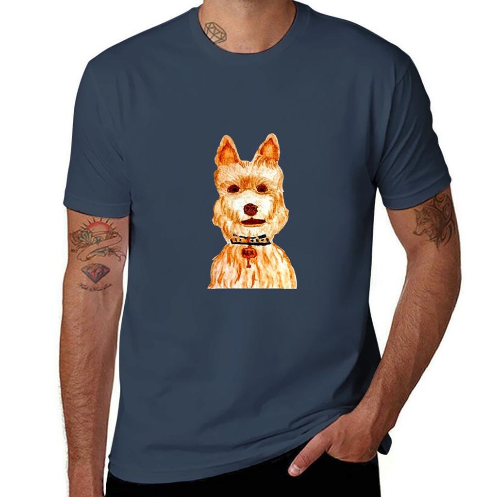 Isle Of Dogs Rex Tshirt Work Casual Loose Fit Tshirt