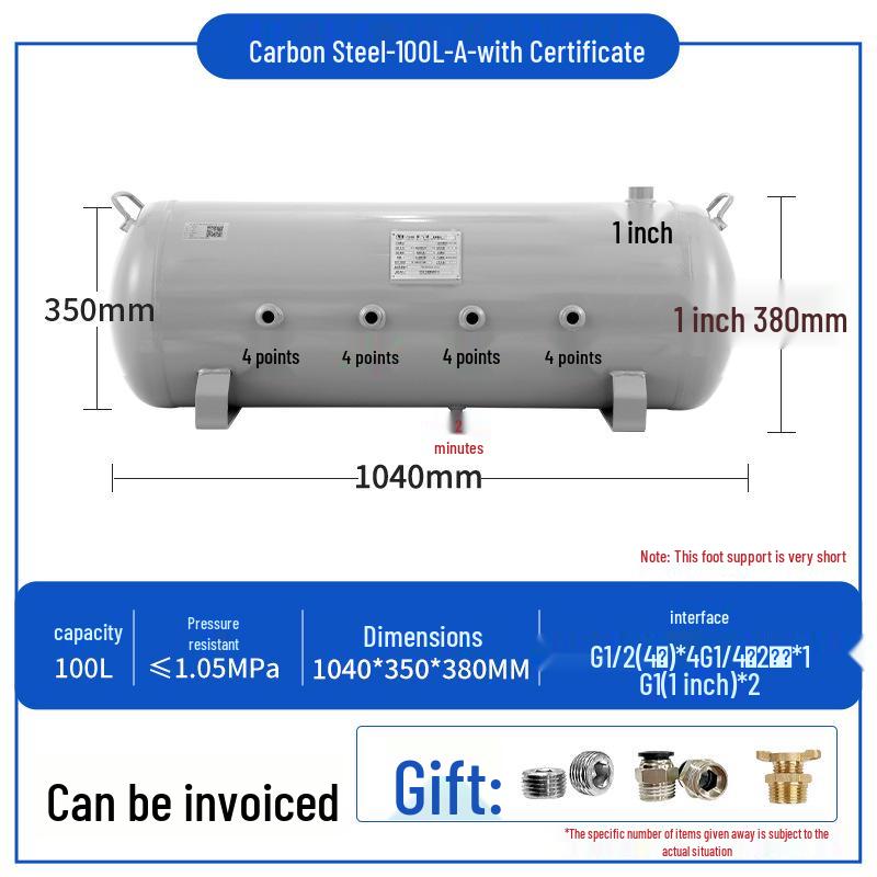 Compact Air Tanks 2L-60L - Ideal for Compressors and Vacuum Systems
