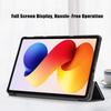 Чехол для Xiaomi Redmi Pad 2 Pro 12,1 дюйма 2025 года, кожаный, с тройным сгибом, магнитная крышка, Funda для POCO Pad M1 12,1" с функцией автосна