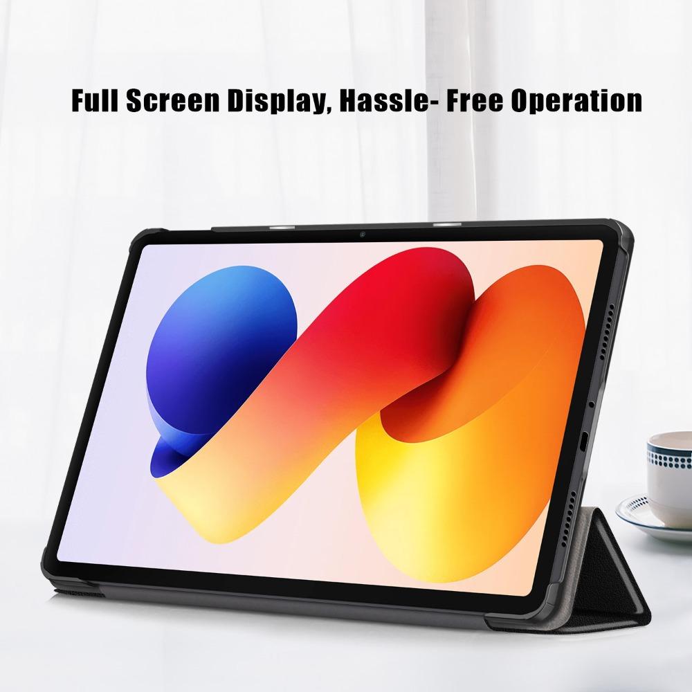 Чехол для Xiaomi Redmi Pad 2 Pro 12,1 дюйма 2025 года, кожаный, с тройным сгибом, магнитная крышка, Funda для POCO Pad M1 12,1" с функцией автосна