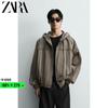 Zara Куртки Мужские Хаки Средняя 01437901505-37