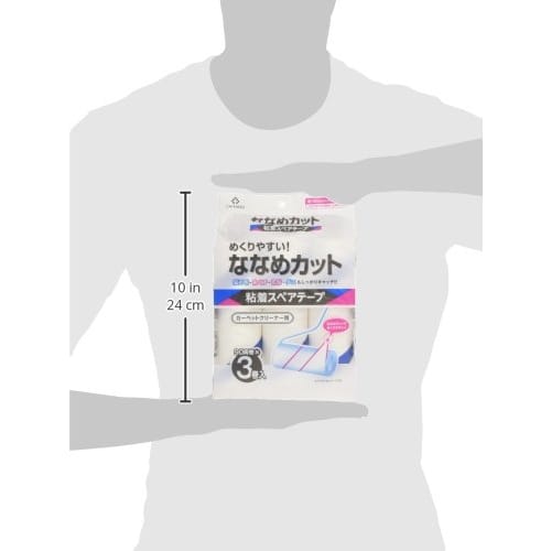 CL Диагональная резка Клейкий Очиститель ковров, 3 рулона