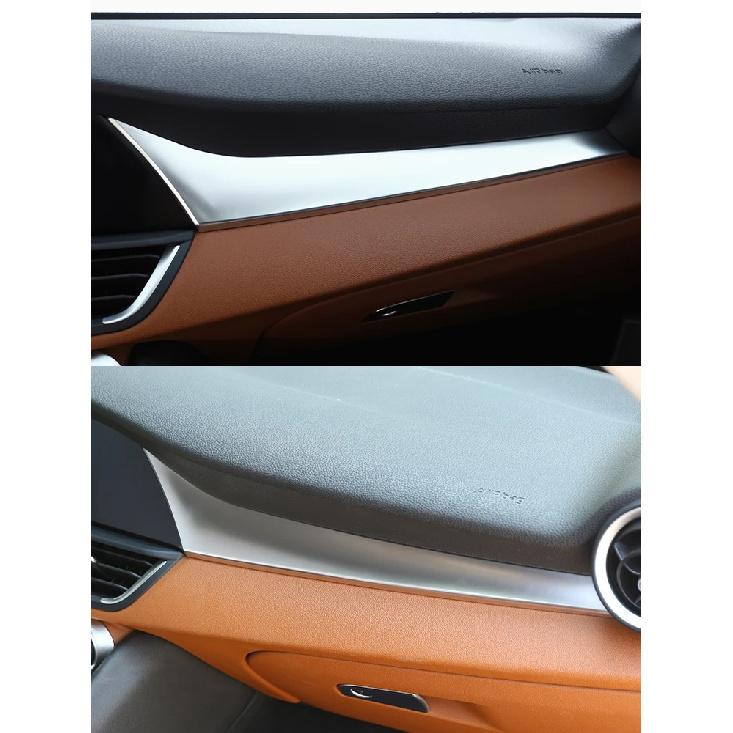 Для Alfa Romeo Giulia 2017 2018 2019 2020 Автомобильный стайлинг Декоративная накладка на панель центральной консоли и приборной панели Декоративные элементы Аксессуары для интерьера