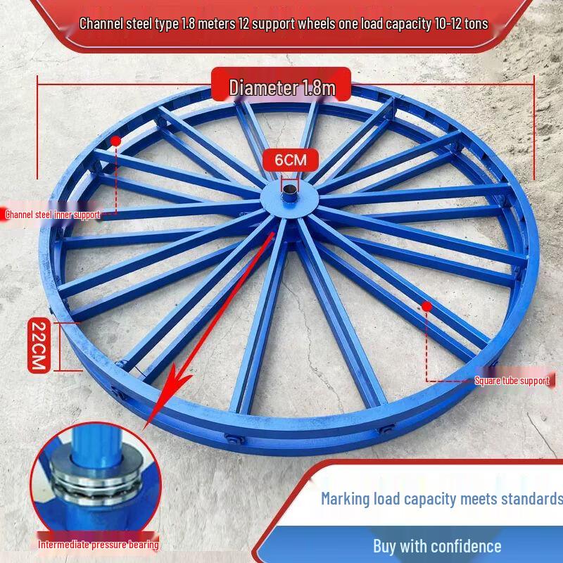 Reinforced Horizontal Cable & Fiber Optic Dispenser Reel with Brake