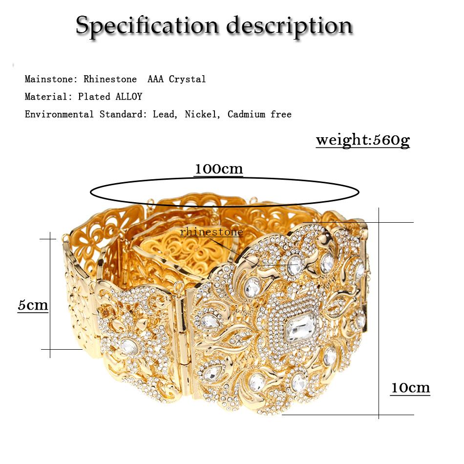 Женское платье большого размера золотого цвета, пояс для невесты, свадебные украшения