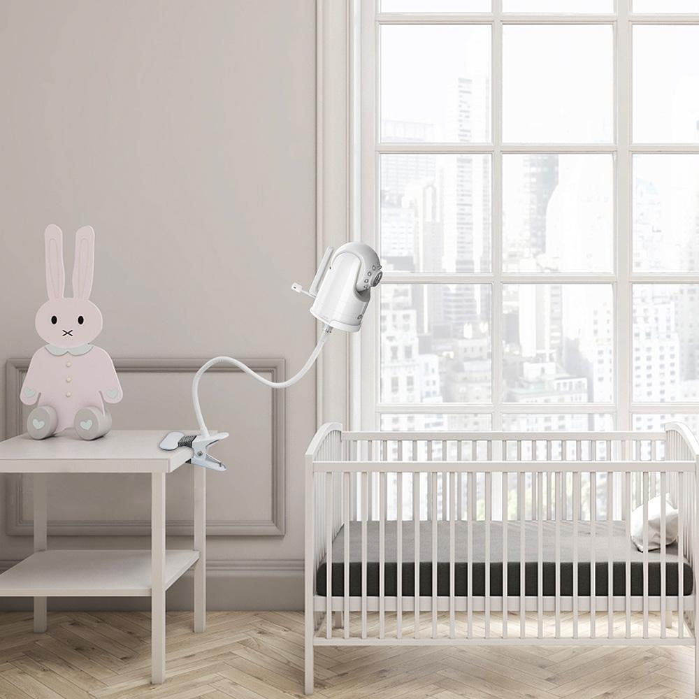 Крепление-клипса, подставка, совместимая с детским видеомонитором DXR 8 и DXR 8 PRO, держатель для камеры, гибкий поворотный монтажный комплект