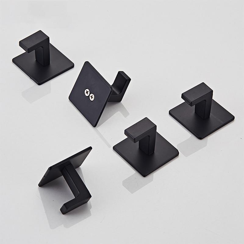 1-4pcs Strong Adhesive Wall Hook Hanging Coat Rack Clothes Hanger Bathroom Towel Holder Kitchen Shower Robe Holder SNJ010
