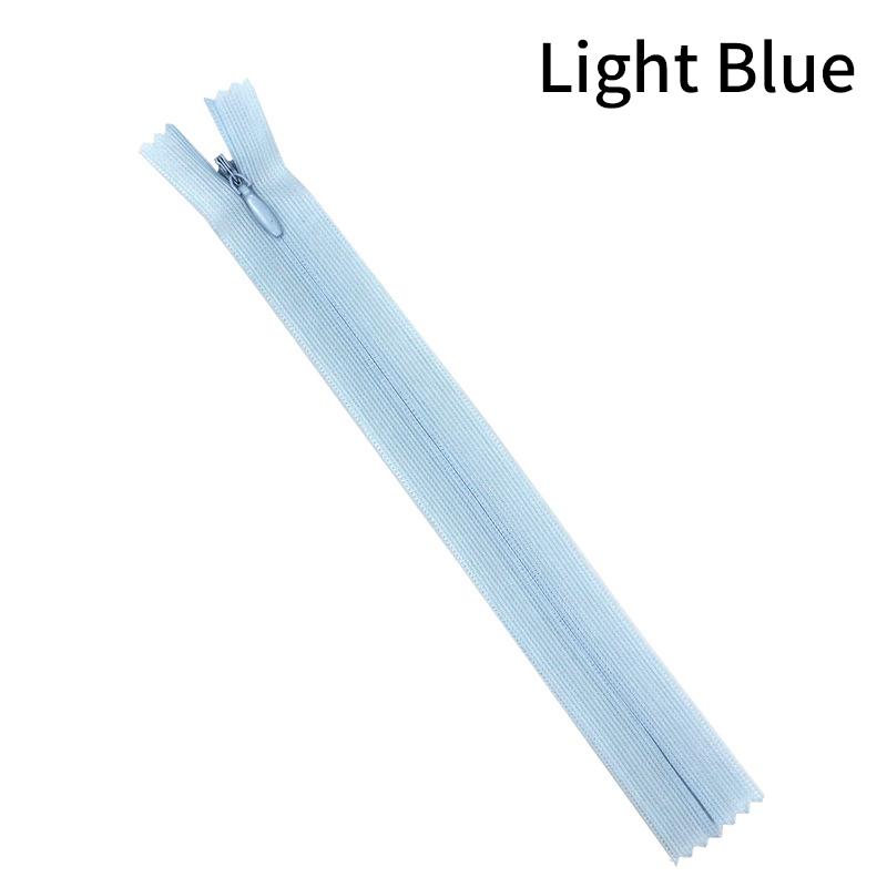 10PCs For Tailor Zippers Pull Charms Nylon Coil Zippers Invisible Zippers Lace Zipper Closure