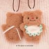 Подвеска в виде плюшевой куклы «Медведь-масло», симпатичная мягкая подвеска в виде медведя, мультяшная кукла, рюкзак, сумка для ежедневного подвешивания, украшения, аксессуары #469441