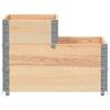3 Tier Raised Garden Bed 120 x 80 cm Solid Pine Wood