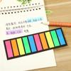 200 Sheets Fluorescence Self Adhesive Memo Pad Sticky Notes Bookmark Marker Memo Sticker Paper Student Office Supplies