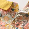 Girls Summer Thin Floral Dress With Collar Sleeveless Vest Skirt Versatile Children Clothing For Kids