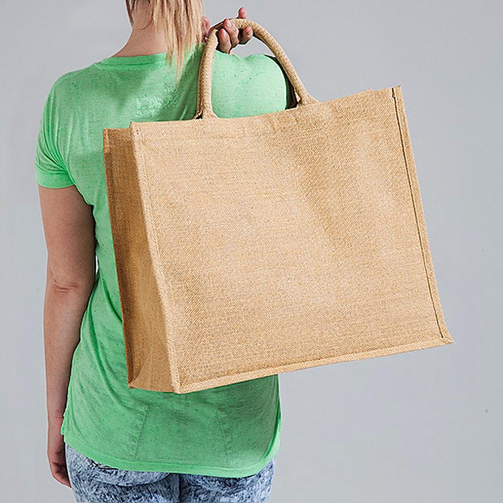 Westford Mill Jumbo Jute Shopper Bag (29 Litres)
