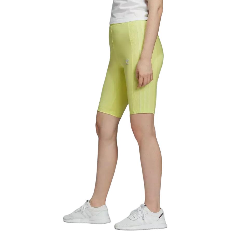 Adidas Originals Sports Shorts Women's Yellow Moderate Tight Pants FR0554