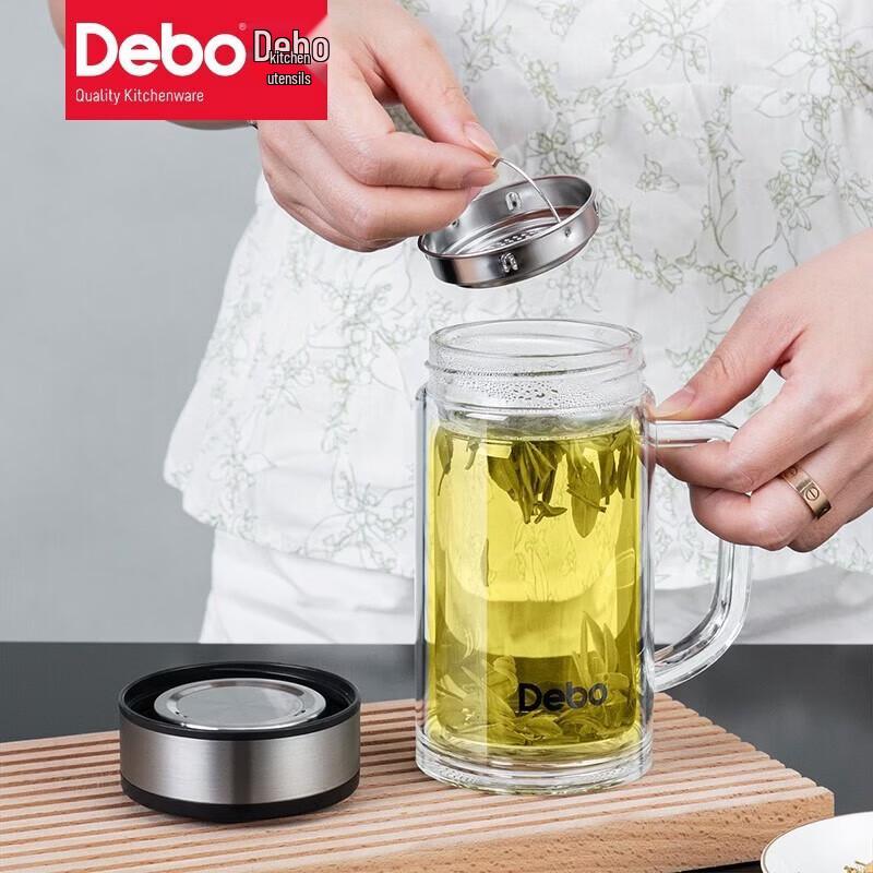 Debo Pascal Double-Walled Glass Mug