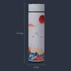 Chinese Style Vacuum Flask With Temperature Display Retro Smart Insulated Water Bottles 304 Stainless Steel Thermal Cu Travel