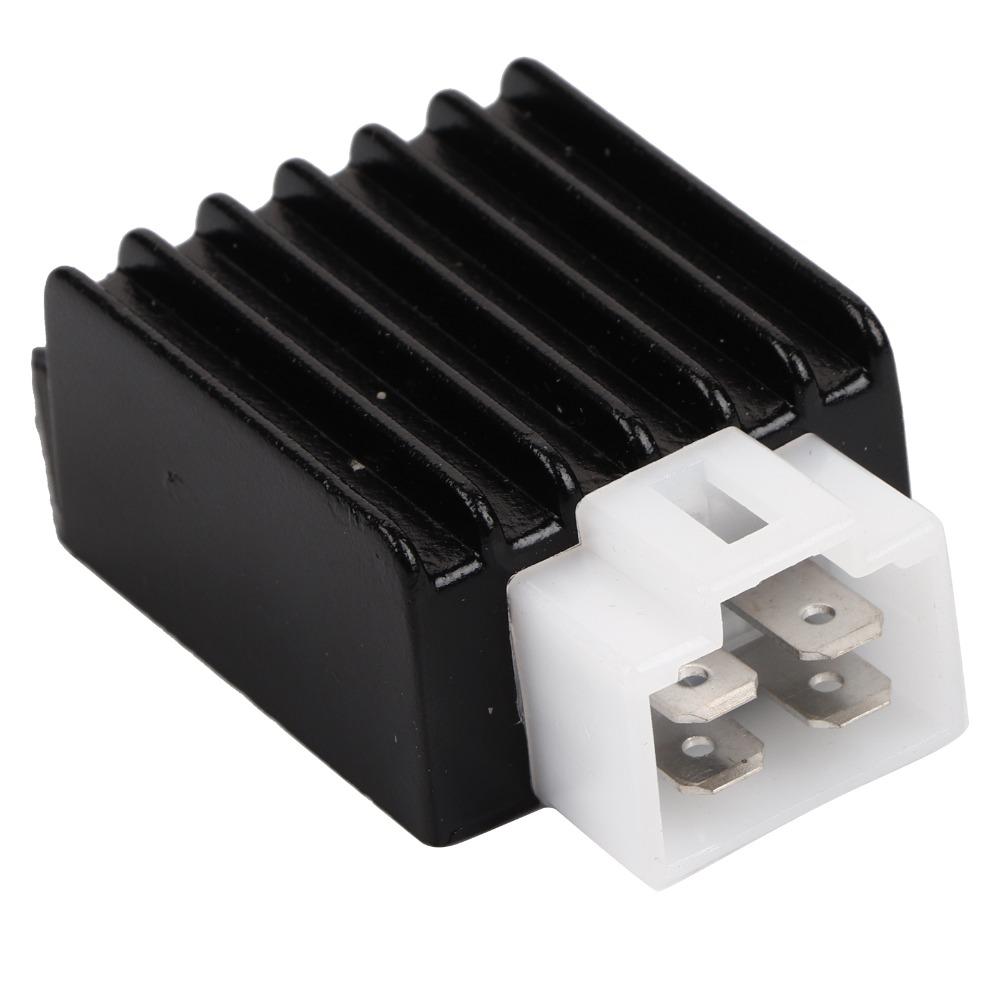 12V Motorcycle Rectifier 4-Pin ATV Rectifier Regulator Durable Scooter Rectifier  For ATV
