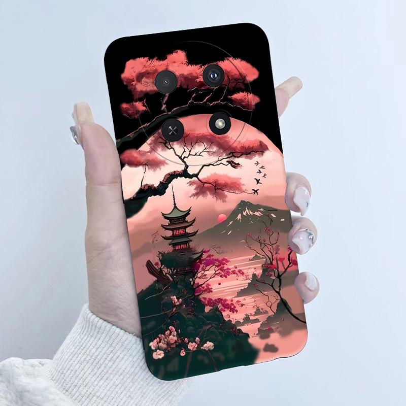 Чехол для Huawei Nova 12i Дизайн 'Девочка с цветами' Мягкий силиконовый чехол для телефона для Huawei Nova12i 12 i 4G CTR-L81 L91 Nova 13i Чехол Capa