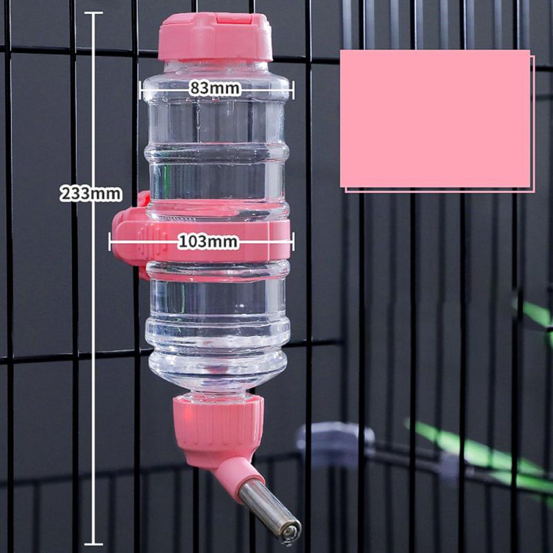 Питьевой фонтанчик для собак, подвесной тип, бутылка для воды для домашних животных, катящийся шар, автоматическая подача воды для маленьких