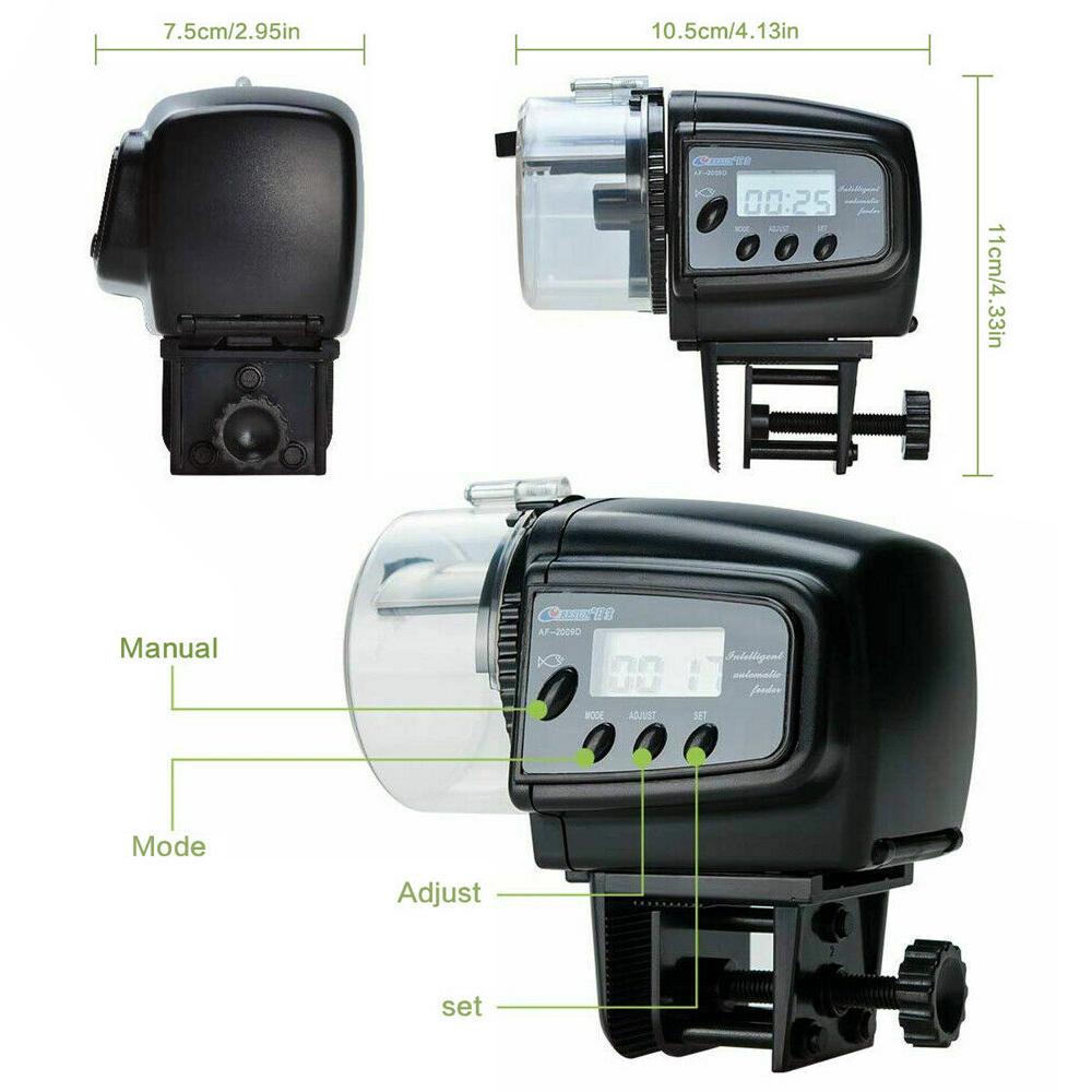 Автоматическая цифровая кормушка для рыбы, праздничный таймер, автоматический дозатор для кормления домашних животных