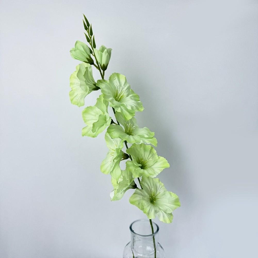 Silk Artificial Flower 80cm Silk Fake Bloom New Simulation Gladiola Flower  Home