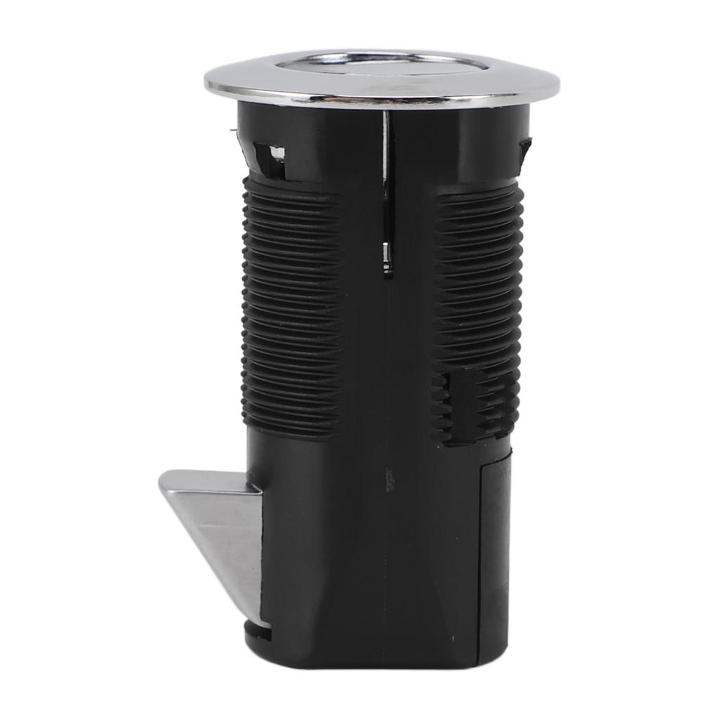 Cabinet Lock Zinc Alloy ABS Secure Round Embedded Push to Open Lock for File Drawer Cupboard Mailbox RV Furniture Chrome