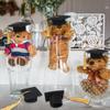 5/10Pcs Felt Graduaion Caps for Plush Toy Wine Bottle DIY Decoration 2025 Graduation Party Gift Mini Bachelor Hat Table Ornament