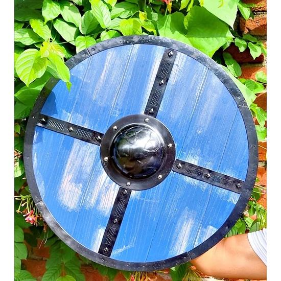 60,96 см Средневековый щит викингов, деревянный щит, щит Вальхаллы с изображением ворона, копия щита викингов, щит средневекового воина