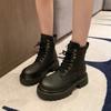 Туфли Лолита Сапоги Молния Сапоги-Женщины Роскошные Дизайнерские Круглые Носки Дамы Высокий Каблук 2024 Рок Ботильоны Мода Резиновые Осень Рим Basi