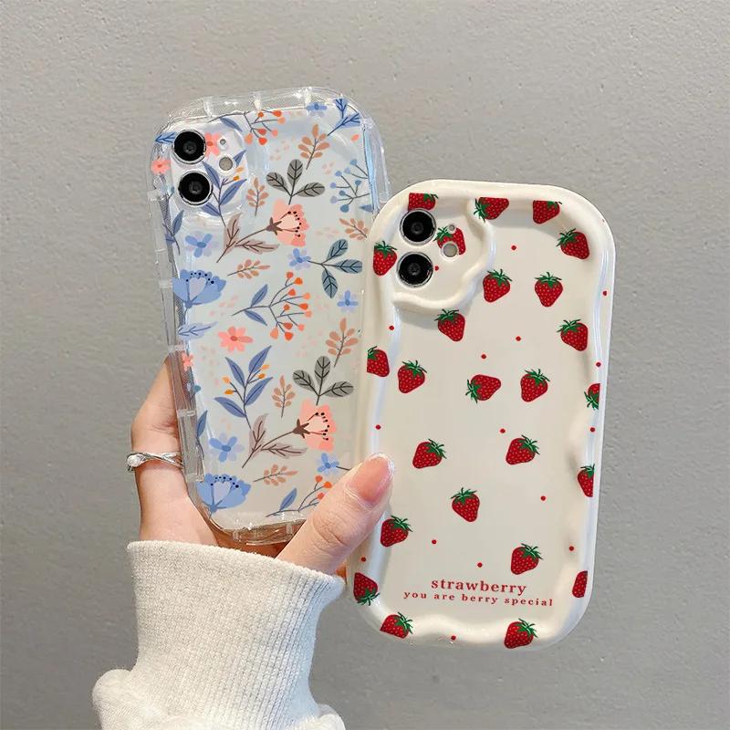 Чехол для Huawei Honor 400 200 Pro 600 90 Lite X5C X7D X8D X9D X6B X8B X9B X5B X6C X8C X6A X8A X7A X9C Модный чехол с клубникой