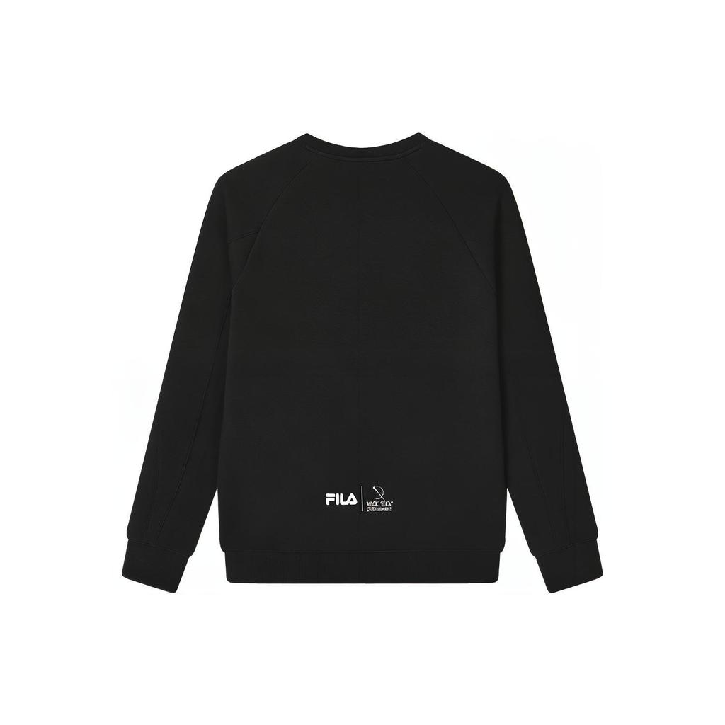New FILA Sweatshirt Men's Jet Black F51M249215FBK