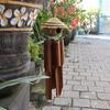 Birdhouse With Wind Chimes Round Seagrass 56x20cm