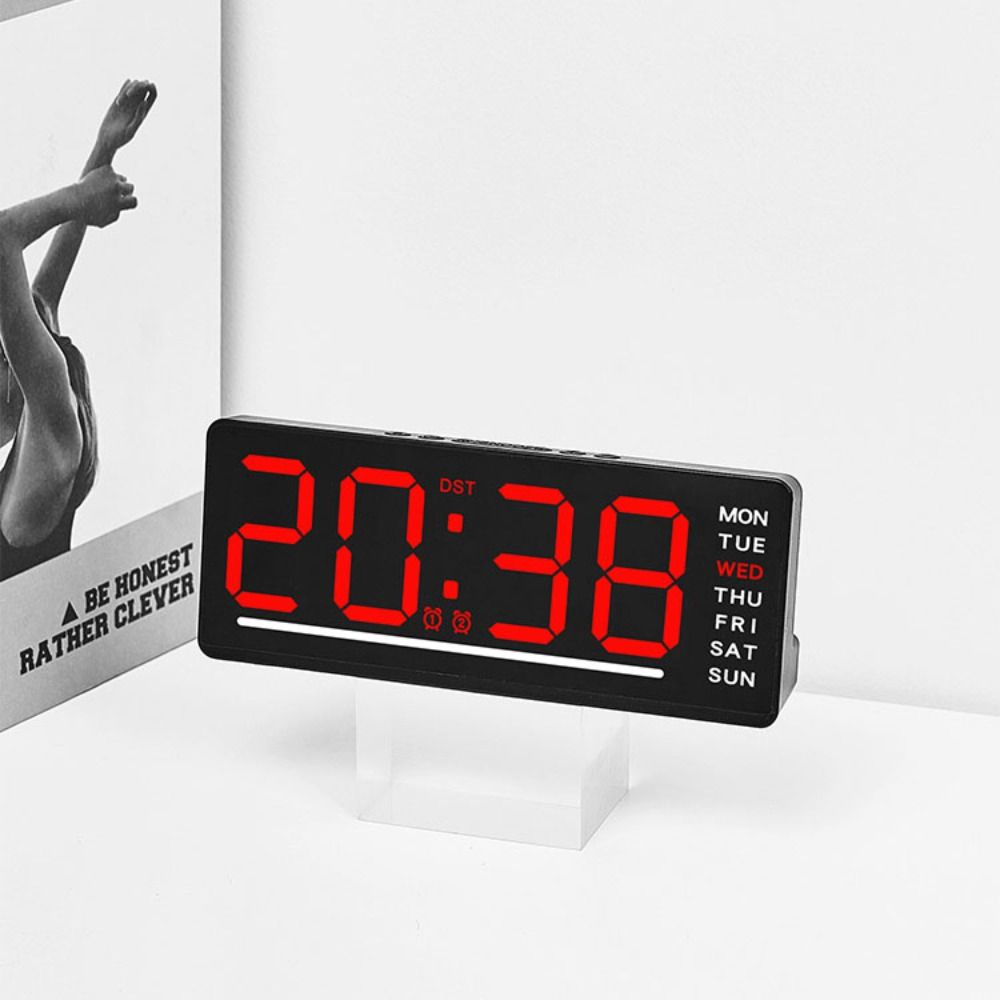 Multi-functional Electronic Clock 12/24H Alarm Clocks New Digital LED Clocks