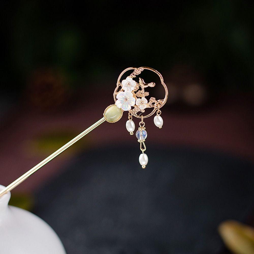 Decoration Exquisite Chinese Style Hair Fork Headdress Ancient Hair Stick Women Tassel Hair Stick