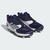 Adidas ICON 8 CLEATS Team Navy Blue Shoes & Shoes Спортивная обувь МУЖСКАЯ Бейсбол/Baseball Icons IG7100 Team Navy Blue / Silver Metallic / Shoes Whi