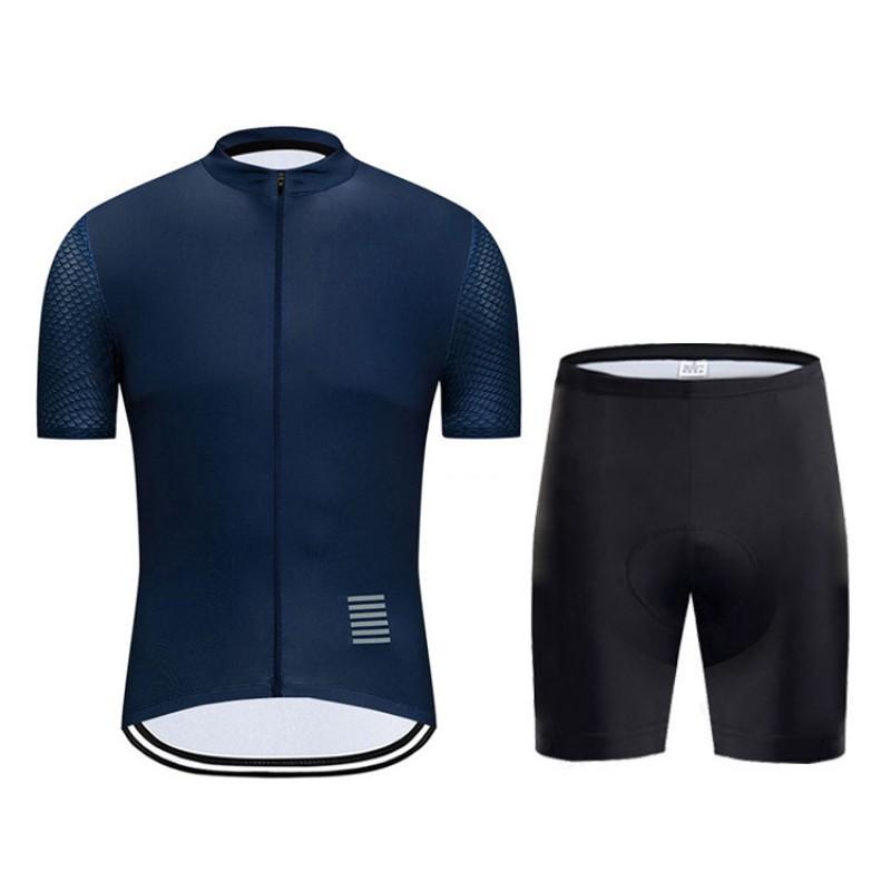 Men Women Cycling Jersey Set Breathable Quick Dry Short Sleeve Shorts Outdoor Sport Bike Riding Apparel