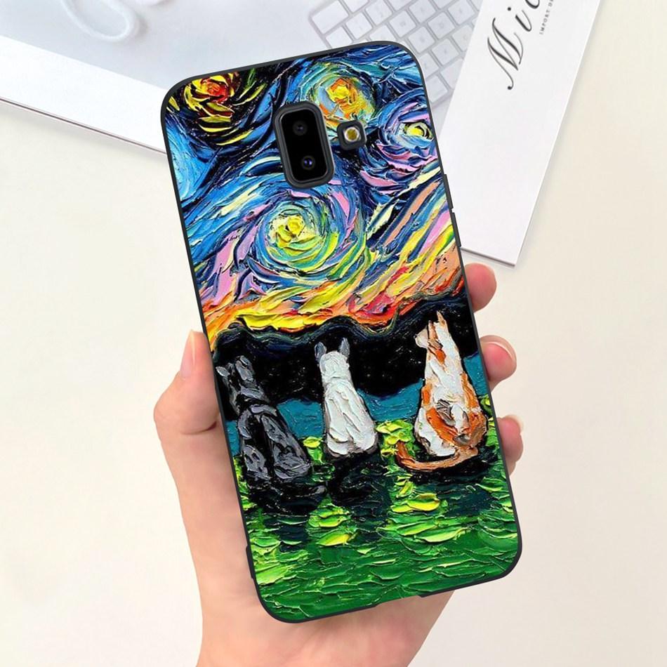 Чехол для Samsung Galaxy J6 Plus 2018 Samsung J6 (2018) J6+ J 6 J6Plus J610F J600G Милый Конфетный Цвет Мягкий Силиконовый Задний Чехол для Телефона