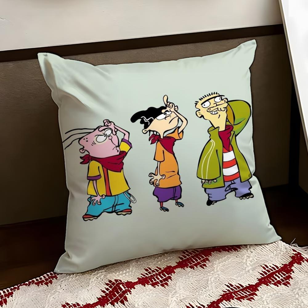 EEd Edd n Eddy Cushion Cover Reversible Soft Durable Pillow Cover Home Car MultiScene Use for Daily Comfort