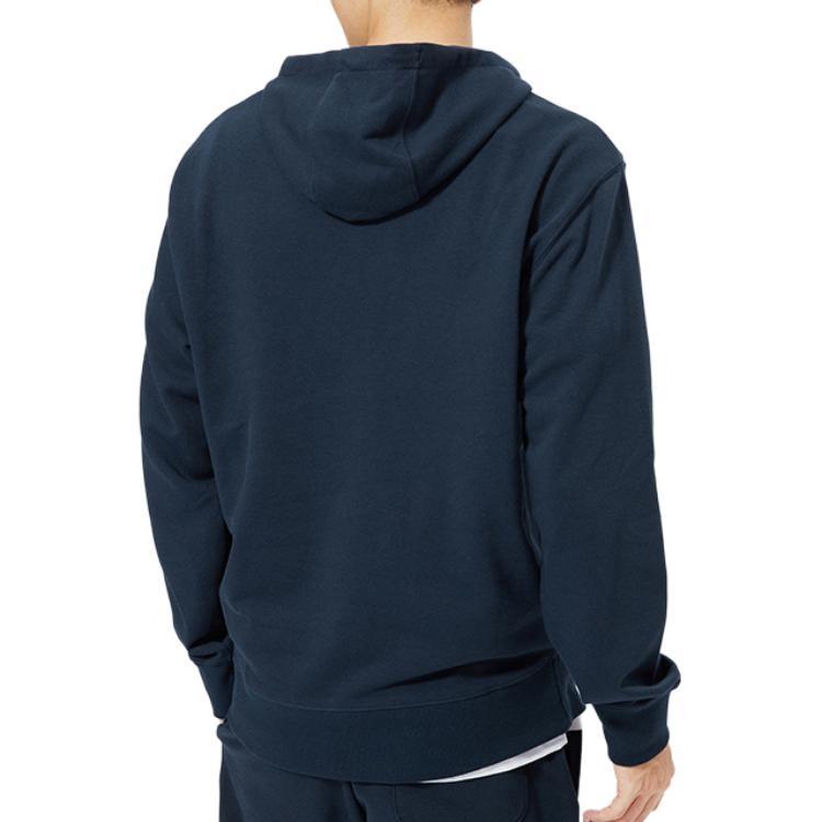 New Balance Embroidered Logo Sports Pullover Navy Blue Men's AMT11550-ECL