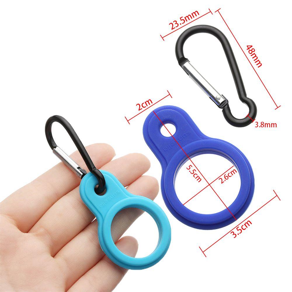 New Arrival Water Bottle Holder Rubber Buckles Hook Sports Kettle Buckle Outdoor Carabiner