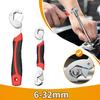 6-32mm Universal Wrench Tool Adjustable Universal Multi-Function Portable Torque Ratchet Oil Filter Opening Spanner Hand Tools